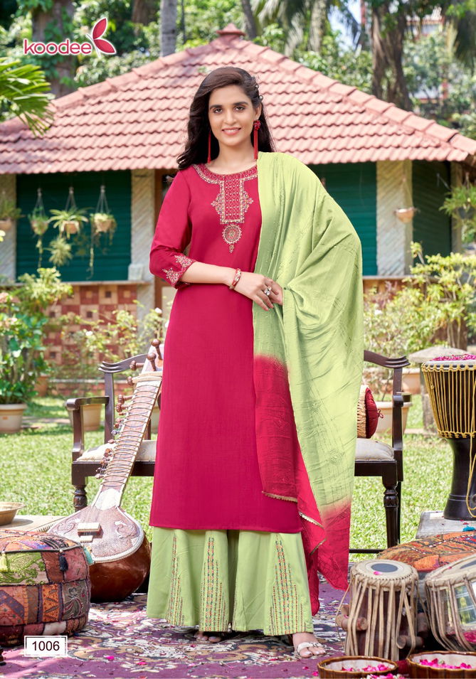 Sanaya 1 By Koodee 1001-1006 Readymade Catalog